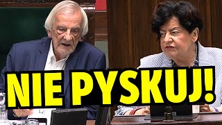 Senyszyn ATAKUJE Terleckiego w Sejmie CHAMSKO PYSKUJESZ To wasz PSI OBOWIÄ„ZEK [upl. by Ardnosal]