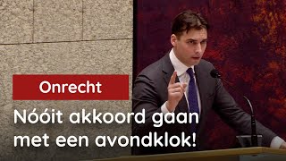 Baudet dient motie in tegen avondklok [upl. by Kory]