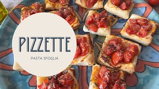 PIZZETTE DI PASTA SFOGLIA  Ricetta facile e veloce [upl. by Pond702]