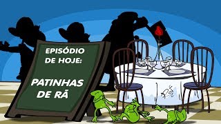 Sapo Brothers em Patinhas de rã  Desenho animado infantil brasileiro com perseguição [upl. by Anaujahs620]