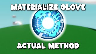 how to actually get materialize glove in slap battles [upl. by Esinart]