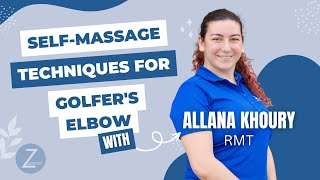 SelfMassage for Medial Epicondylitis Golfers Elbow [upl. by Nnylcaj]