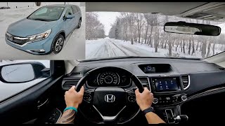 2016 Honda CRV EXL  POV Test Drive 3D Audio [upl. by Nore]