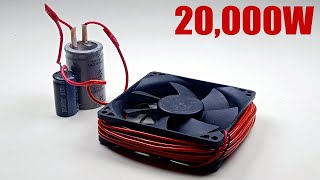 Generate real 20KW Free Electricity 220 volt at home with wheel And Light Bulb [upl. by Holleran849]