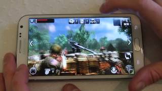 Frontline Commando DDay Android review Galaxy Note 2 [upl. by Engud]