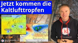 Wetterumstellung quotlightquot  Kaltlufttropfen kommen ins Spiel [upl. by Furie]