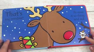 A Look Inside Usborne Touchy Feely That’s Not My Reindeer Book [upl. by Ardnossak]