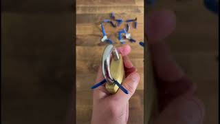 951 In my opinion its the best way to use padlock shackle shims to open padlocks without any keys [upl. by Knarf]