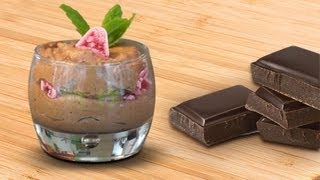 Mousse au chocolat noir et les véritables cuberdons à la framboise [upl. by Gunas374]