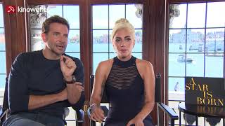 Interview Bradley Cooper amp Lady Gaga A STAR IS BORN [upl. by Nnoryt287]