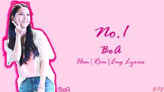 BoA 보아  No1 HanRomEng Lyrics [upl. by Madra]