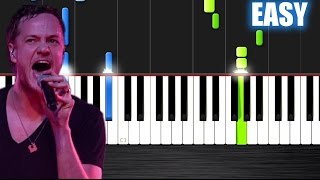 Imagine Dragons  Demons  EASY Piano Tutorial by PlutaX  Synthesia [upl. by Allerim726]