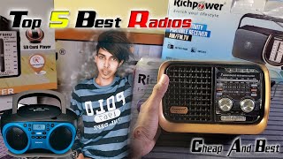 Top 5 Bes Mini Radios in 2022  Review in Tamil [upl. by Drhcir908]