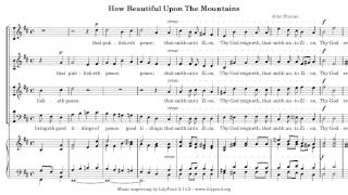 How Beautiful Upon the Mountains  John Stainer  Manchester Chorale [upl. by Youngran]