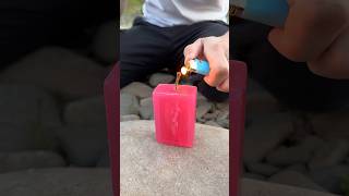 🔥 The guy shows a LIFEHACK for SURVIVAL 🧼 camping survival bushcraft outdoors lifehack [upl. by Shutz65]