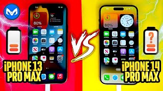 iPhone 14 Pro Max vs iPhone 13 Pro Max PRUEBA REAL BATERIA [upl. by Masha]