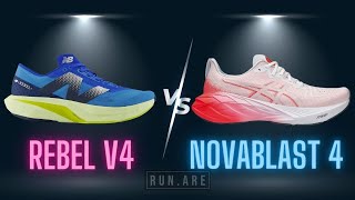 New Balance Rebel v4 vs ASICS Novablast 4 Shoe Comparison Review [upl. by Mooney430]