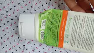 mamaearth daily face glow cream reviewskincare [upl. by Durwood180]