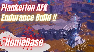 FORTNITE STW Plankerton endurance build AFK  Homebase  Fortnite Save The World [upl. by Selrahcnhoj]