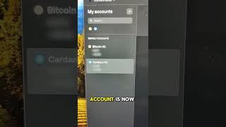 Send Cardano To Trezor Wallet cardano trezor crypto cryptoforbeginners [upl. by Nyram]