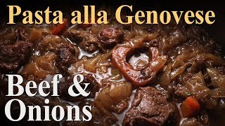 Best Pasta alla Genovese Recipe  Beef amp Caramelized Onion Sauce [upl. by Sugar170]