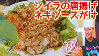 【最強シイラ料理】絶品！シイラの唐揚げ甘酢醤油中華風ネギソースがけマヒマヒ料理 [upl. by Anitnas]