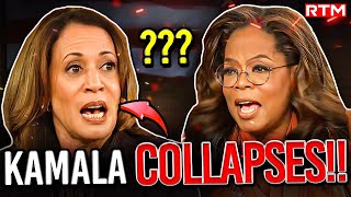 Kamala Harris STUMBLES on Live TV During Interview with Oprah [upl. by Ardnael]