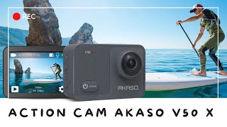 📸 Test AKASO V50 X  Caméra daction 4K Ultra HD  Unboxing amp Vidéo Immersive au Portugal 🇵🇹 [upl. by Betthezul]