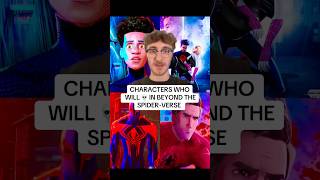 CHARACTERS THAT WILL DIE IN BEYOND THE SPIDERVERSE‼️😢 marvel [upl. by Eelirak954]