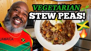 How to make Vegetarian STEW PEAS  Deddys Kitchen [upl. by Darleen]