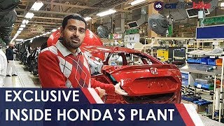 Exclusive Inside Honda Car India’s Factory  Honda Factory India  carandbike [upl. by Haraz]