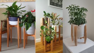 TOP 50 WOOD WORKING IDEAS WOODEN PLANTS STAND FOR HOME DECOR PROJECT MAKE MONEY WITH WOOD WORKING [upl. by Neelyad585]