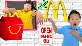 Eric Sleepwalking Chef Happy Meal Drive Thru Surprise with Kaden [upl. by Erual454]