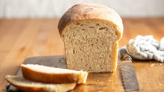 Sourdough Sandwich Bread Full Process Soft Sourdough Loaf [upl. by Burl]