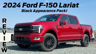 2024 Ford F150 Lariat with Black Package Review [upl. by Akkim]