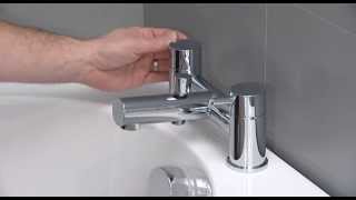 Bath shower mixer  Ceramic disc flow valve maintenance and replacement [upl. by Orten]