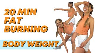 20 Minute Fat Burning Bodyweight Workout at Home  No Equipment  Lucy Wyndhamread [upl. by Hyo375]