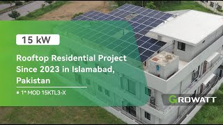 15kW Residential Solar with Growatt MOD 15KTL3X Inverter in Islamabad Pakistan [upl. by Wilterdink]