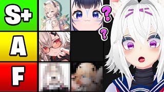 The ULTIMATE Vtuber Tier List [upl. by Arikahc]