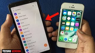 How to Transfer Contacts from iPhone to Android Without PC or Apps [upl. by Enialedam108]