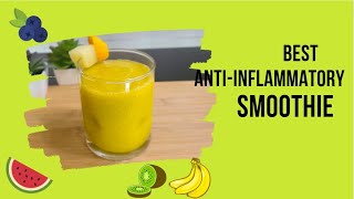 AntiInflammatory Smoothie  PineappleGinger Smoothie Best Smoothie for Health And Wellness [upl. by Vyse]