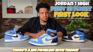 Jordan 1 High First In Flight First Look amp Comparison [upl. by Ardeed]