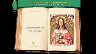 1356 – XVIII DOMENICA TEMPO ORDINARIO vangelo b –18th SUNDAY IN ORDINARY TIME gospel b [upl. by Vidal]