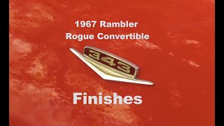 1967 Rambler Rogue Finishes and Accessories [upl. by Illa152]