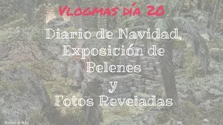 Vlogmas día 20 Diario de Navidad ¿Belenes o Portales y fotos reveladas [upl. by Nilerual]