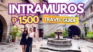 Intramuros 2024 Travel Guide History Museum Food Tour • Old Manila Walled City Trip • Budget Vlog [upl. by Nolyaw795]