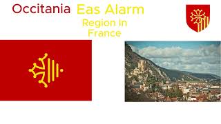 Occitania Eas Alarm Region In France [upl. by Elleneg]