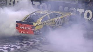 NASCAR Bristol  NailBiting finish Between Kenseth and Kahne [upl. by Nagle]