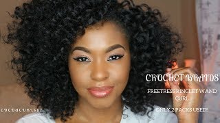 Crochet Braids  Freetress Ringlet Wand  AwEsOmE cUrLs  Divatresscom [upl. by Akalam]