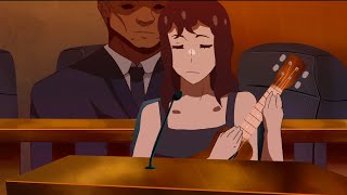 Colleen Ballinger using her ukulele inside the court  Animation [upl. by Inaja]